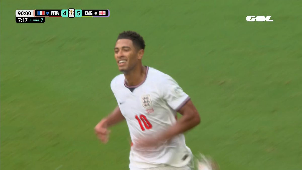 Golazo espectacular de Bellingham para que Inglaterra se asegure el bronce en el Mundial 😱