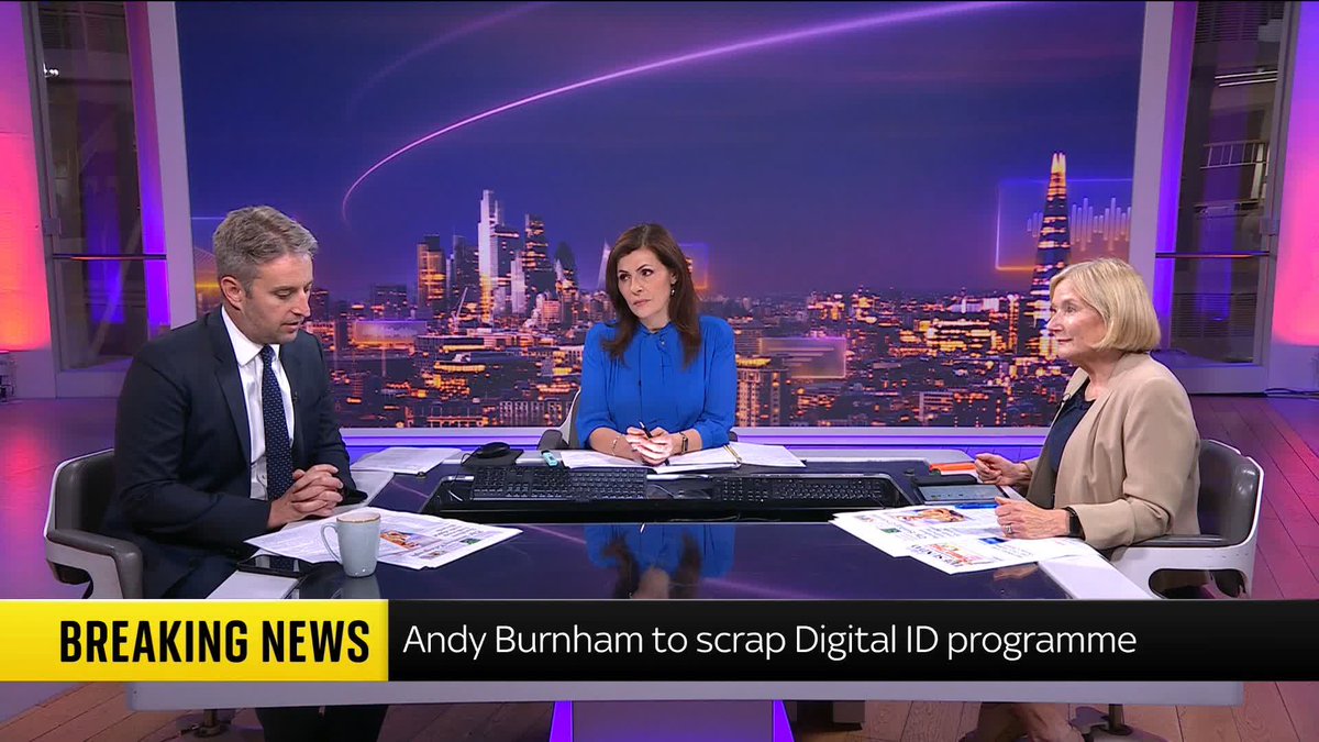 'This is a policy which is a barnacle on a boat... get rid of it' Thep Usherwood, news editor at the Press Association, voices his view on Andy Burnham's announcement on scrapping digital IDs. He joins journalist and broadcaster Carolyn Quinn on #TheWrap, with Barbara Serra