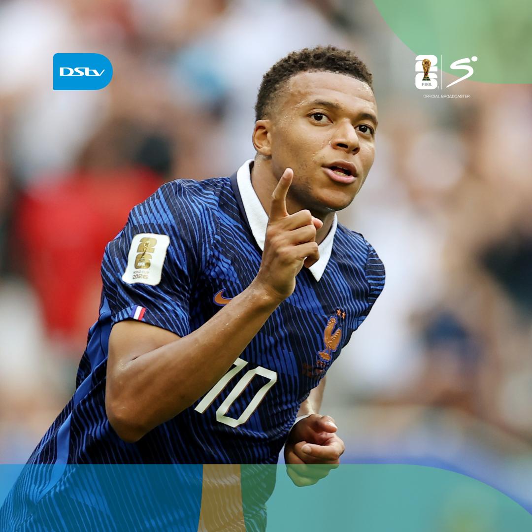 Kylian Mbappé signs off with pride and a new record👏 He becomes the first man to score 22 FIFA World Cup goals.