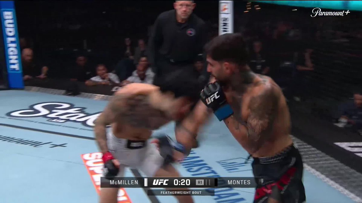 INSANE ENDING TO THE ROUND!!! #UFCOKC