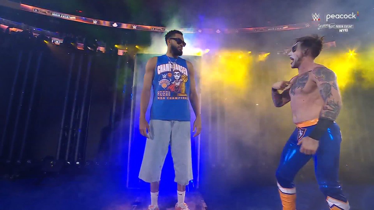 IT'S KATHAUSEN!!! 🟠 🔵 Karl-Anthony Towns is here to backup Danhausen!! Karl-Anthony Towns | NEW YORK KNICKS