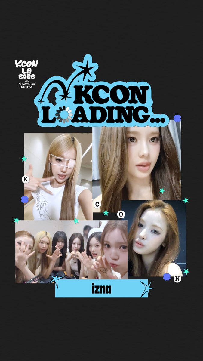 [#KCONLA2026] #izna KCON LOADING...⟳ Get a sneak peek at how izna is gearing up for KCON! KCONer are you ready to see them live? 🤩 - 𝐆𝐄𝐓 𝐘𝐎𝐔𝐑 𝐓𝐈𝐂𝐊𝐄𝐓 𝐍𝐎𝐖! 🎟️ 🔗Ticket Info - KCON LA 2026 AUG 14-16 Arena, LA Convention Center Let’s #KCON
