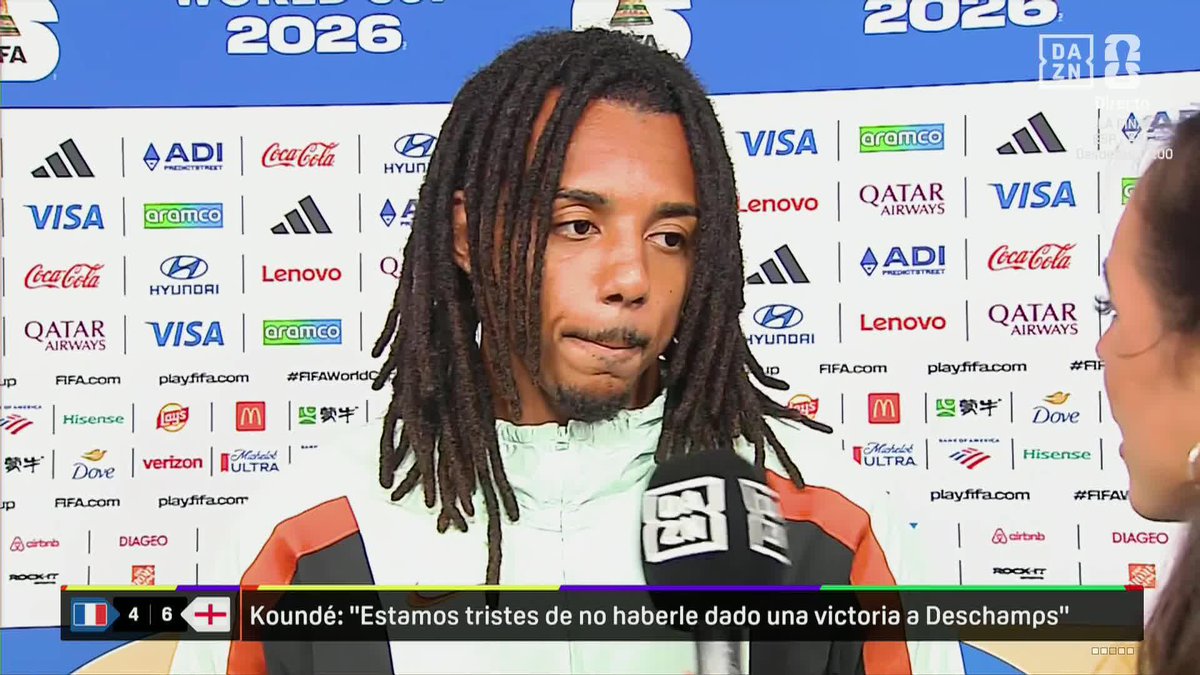 Koundé ya solo piensa en el Barça 🔵🔴 "Hacer una temporada mejor y ayudar al Barça al máximo" #DAZNMundial #FIFAWorldCup