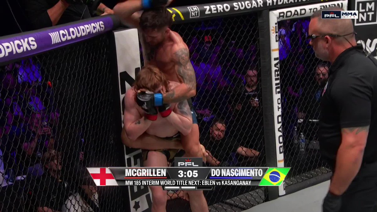 WHAT A FINISH FOR RAFAEL DO NASCIMENTO 😱 #PFLAustin | 📺 MAIN CARD LIVE NOW ON ESPN 2