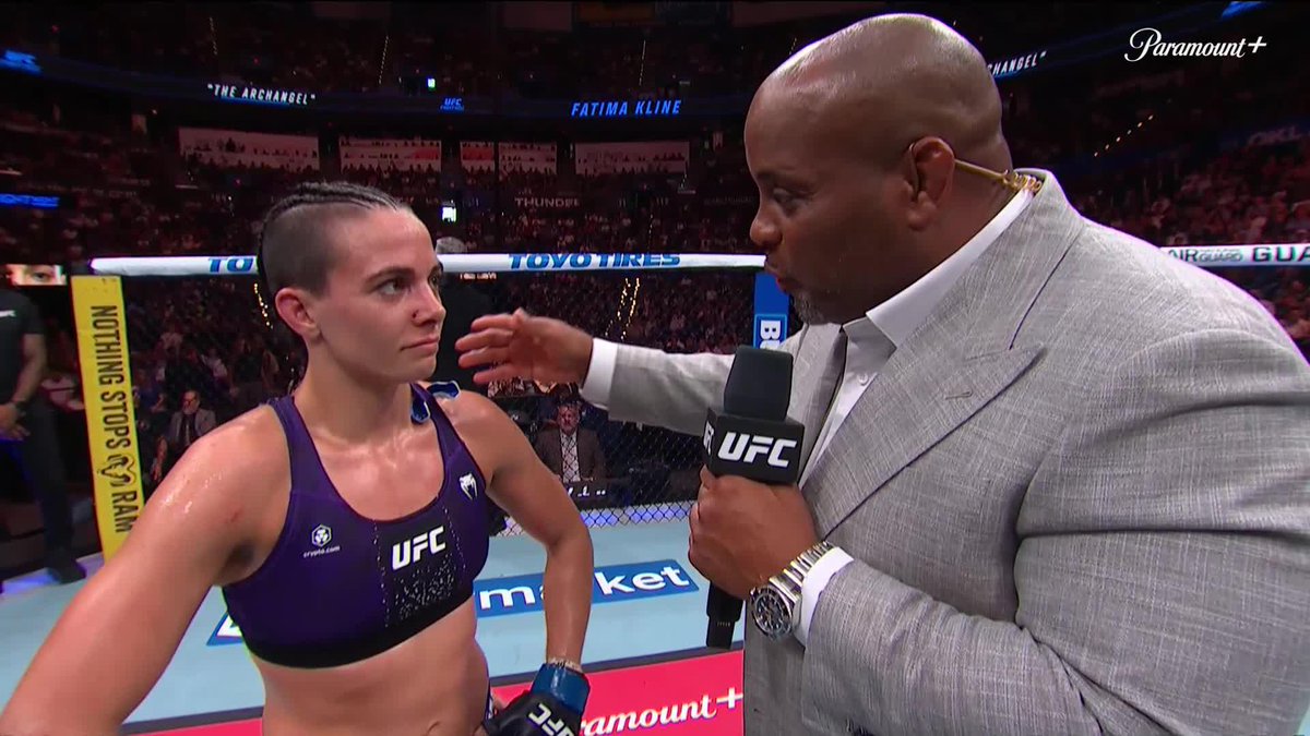 Fatima Kline wants a top 5 opponent next! "I will take em all out!" 📺 Paramount+