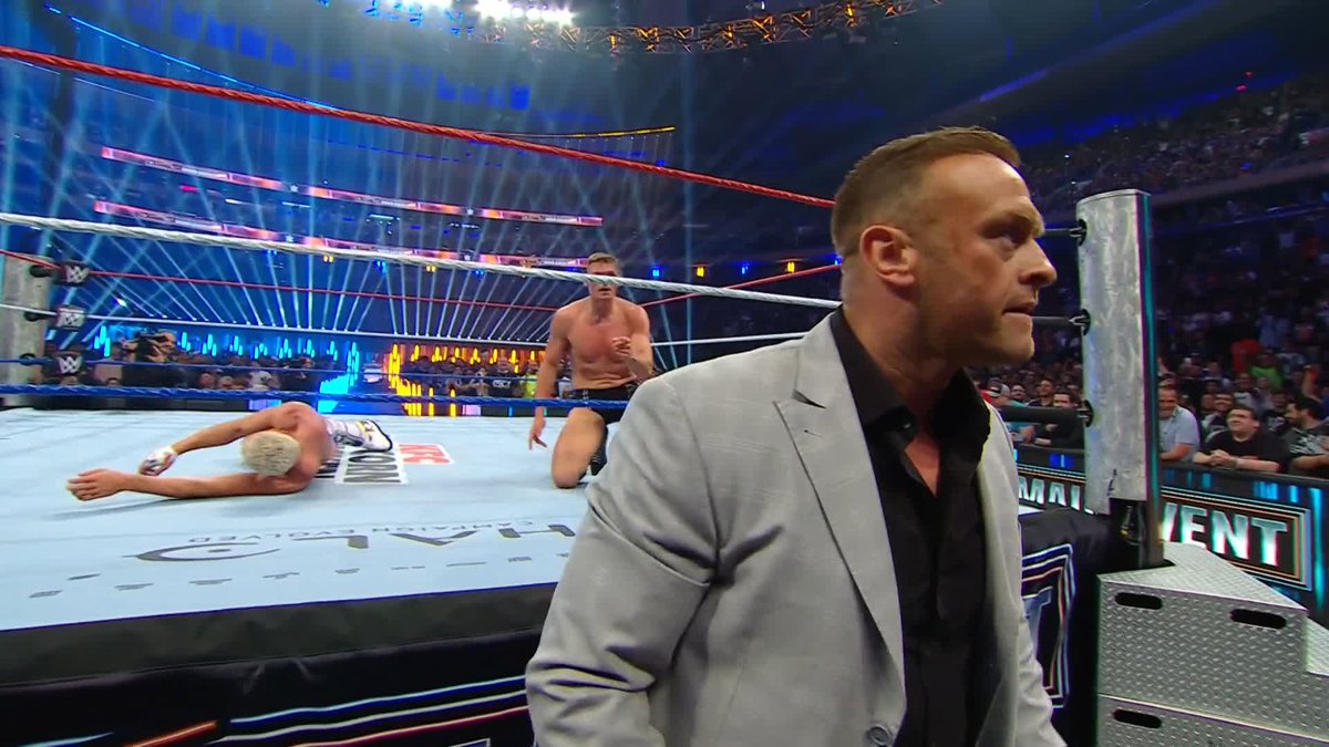 Nick Aldis le acaba de costar la lucha a Gunther y Sami Zayn 💥😱 #SNME
