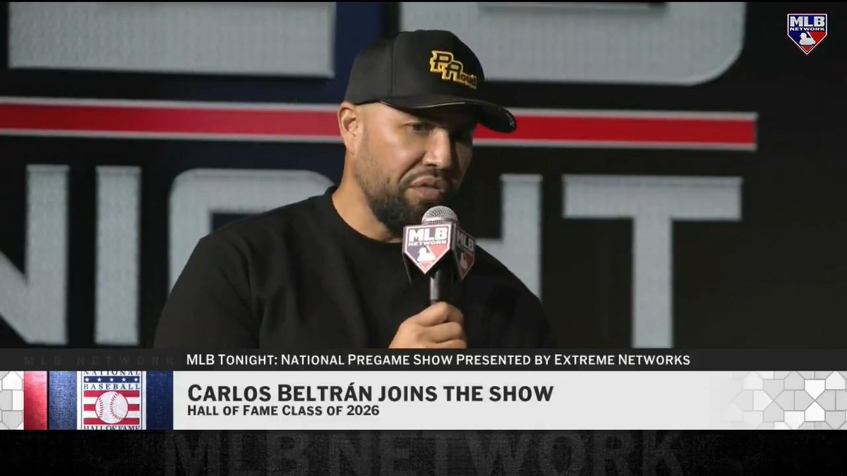 How is Carlos Beltrán's speech coming along ahead of his induction into the National Baseball Hall of Fame and Museum ⚾ next weekend?! Beltrán joined Siera Santos at Fanatics Fest to reflect on being elected into Cooperstown and his decision to enter the Hall as a member of the Mets.