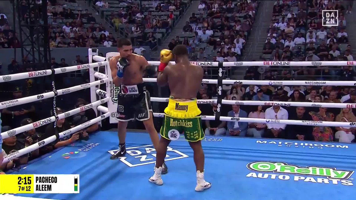 How is Diego Pacheco looking? 🤔 #PachecoAleem | Live NOW on DAZN ▪️