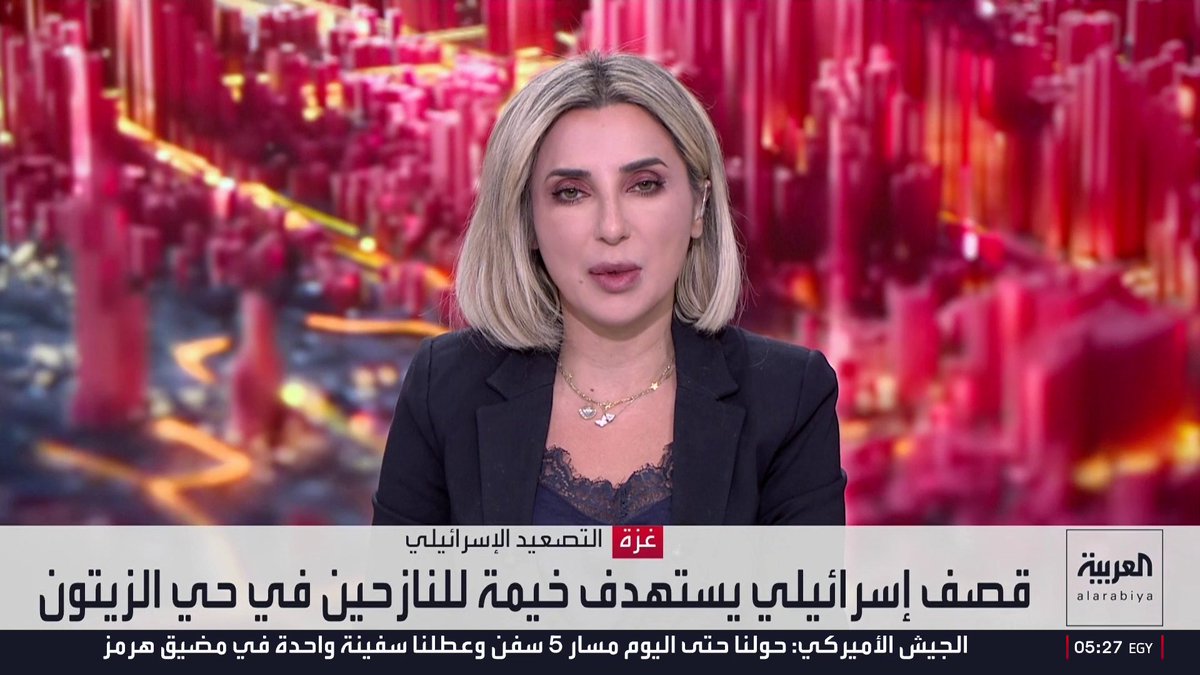 قصف إسرائيلي يستهدف خيمة للنازحين في حي الزيتون