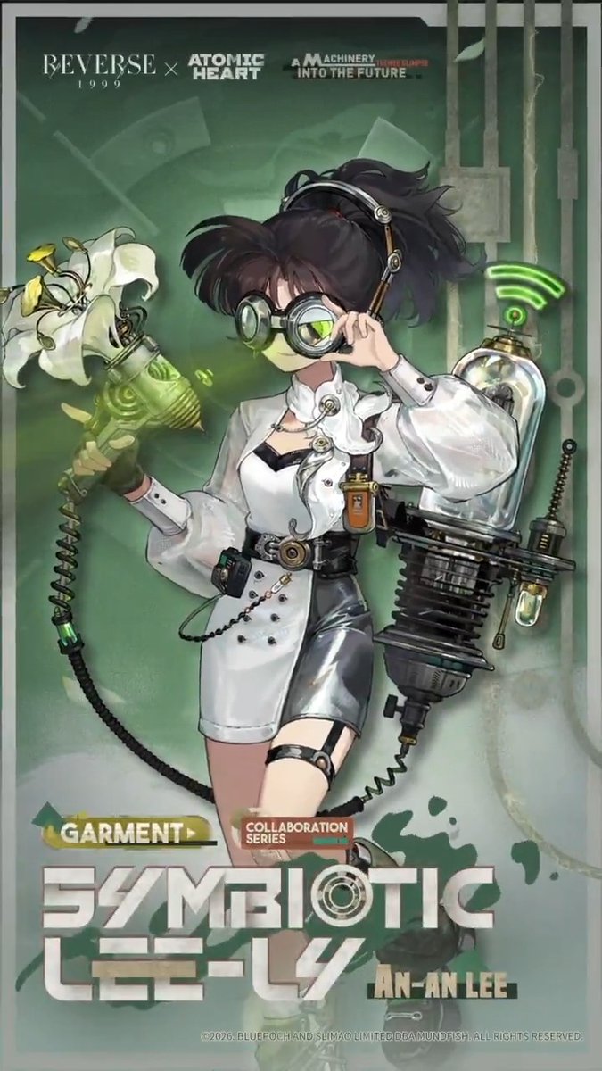 An-an Lee‘s Special Lee-ly | Reverse: 1999 x Atomic Heart Neo-Science Exorcism Office, Action! Reverse: 1999 x Atomic Heart Collaboration Version will be available globally on Jul. 23rd (UTC-5).