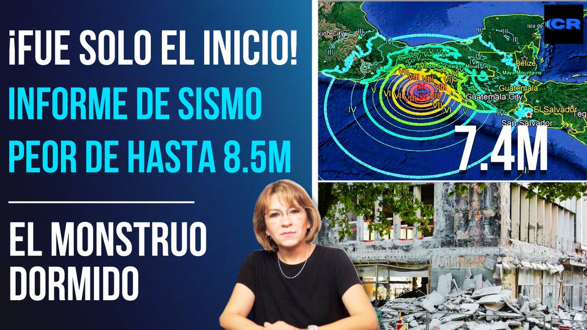 ¡ALERTA! El sismo de 7.4 en Chiapas fué solo el inicio de algo más grande | CRN
