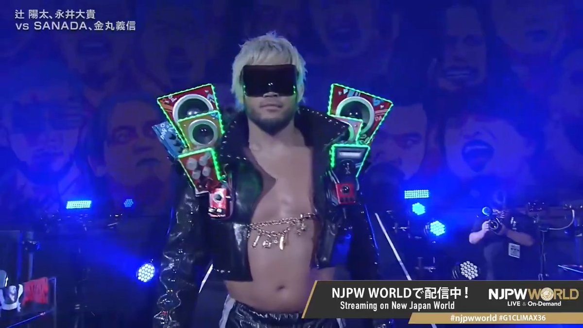SANADA Collection in SAPPORO😎🔈 Streaming now on #njpwworld #G1CLIMAX36