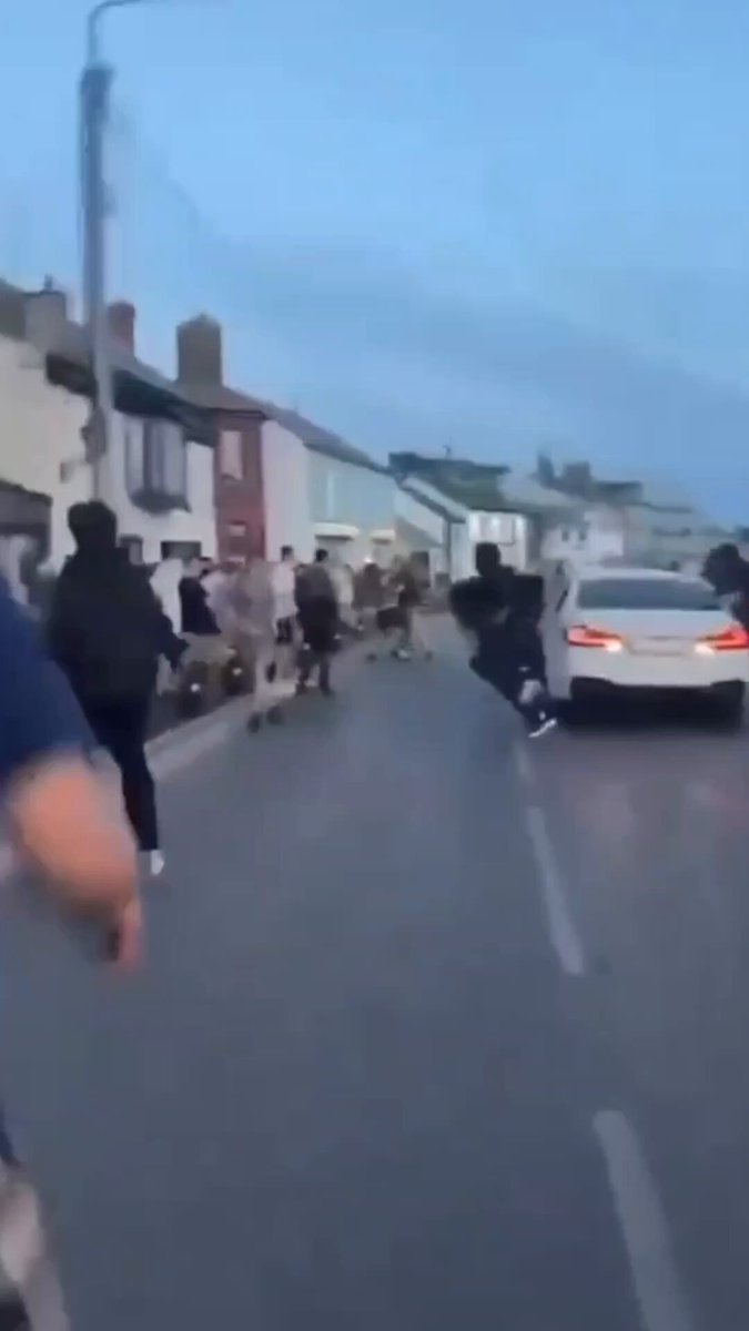 In Ireland, too. Hard clashes between locals and immigrants.