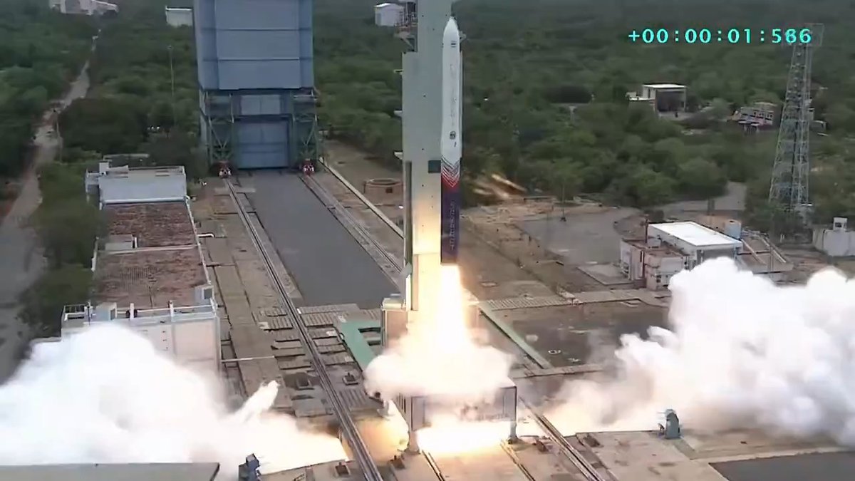 Exactly 24 hours ago, a rocket lifted off. Today, a billion+ dreams have taken flight. 🇮🇳🚀 Reliving the launch—from lift-off to satellite separation. Reaching orbit on the very first attempt of a new launch vehicle is an incredibly rare feat globally. The world now has a new launch vehicle. From India, for the world. 🚀 #Vikram1 #MissionAagaman