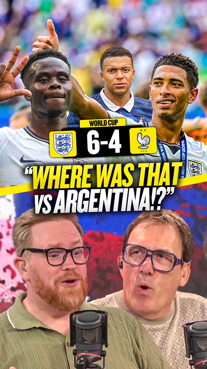 🤦‍♂️ "A World Cup game or Soccer Aid!?" 🤯 "An absolute madness of a game!" 😫 "England did everything they should have done [vs Argentina!]" Tony Cascarino and Will Gavin react to England finishing third in the World Cup after 10-goal thriller vs France! 😳