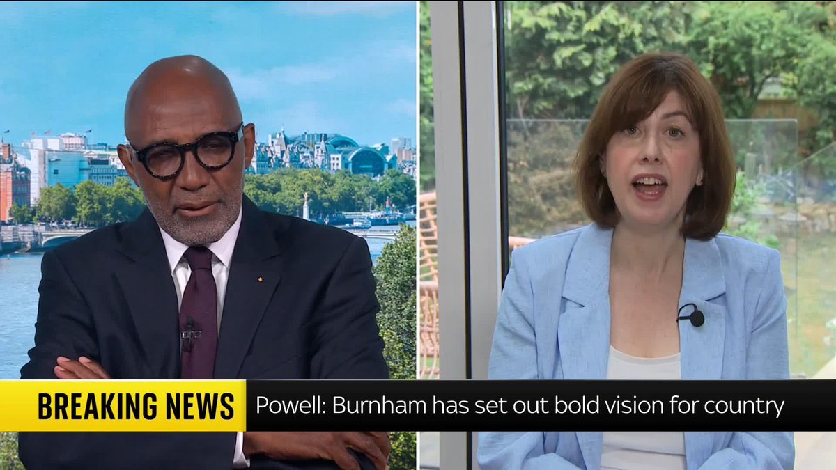 'Definitely not all mouth and no trousers.' Deputy Labour leader Lucy Powell tells Sky's Trevor Phillips that incoming PM Andy Burnham "absolutely knows what he's getting himself into" 📺 Sky 501, Virgin 602, Freeview 233 and YouTube