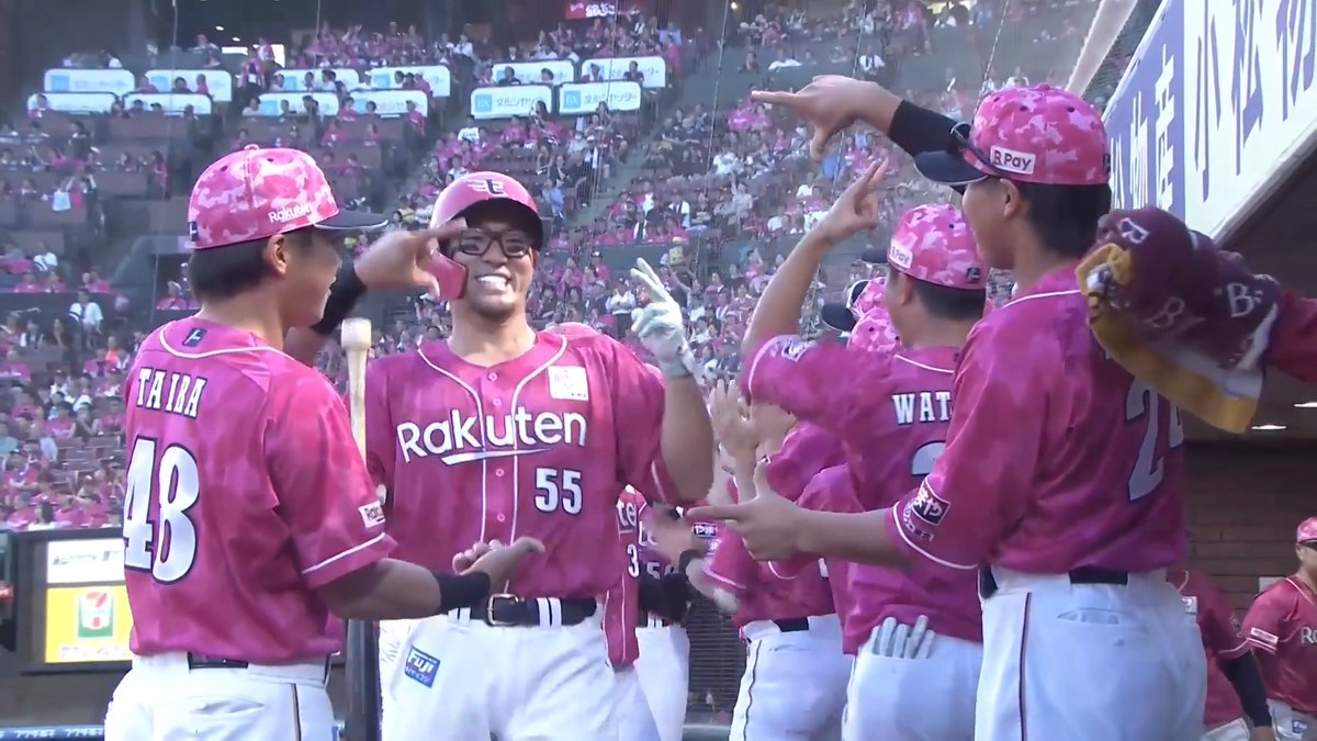 これが杜の都のゴジラだ！🔥🔥 完璧に捉えた！💪 東北楽天 YG安田 選手の今シーズン第2号3ランホームランで1点差に迫る！🌈 👇スマホ・テレビで試合観戦！