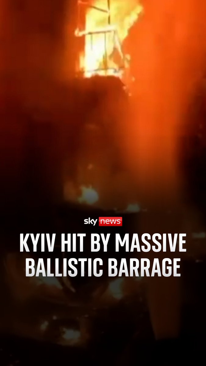 Overnight, Russia launched one of its largest ballistic missile attacks on Kyiv. At least one person is believed to be dead. Live updates: