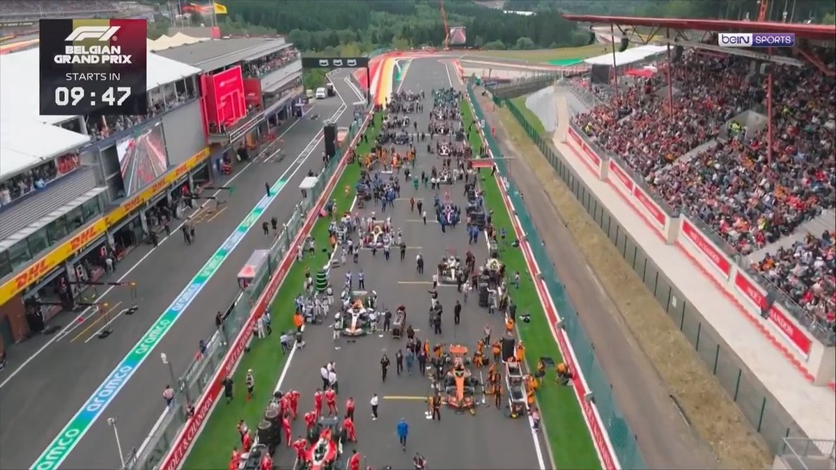 🇧🇪 Formula 1 Belçika Grand Prix'si heyecanı başlıyor! 📺 #beINSPORTS 4 #F1 #BelgianGP