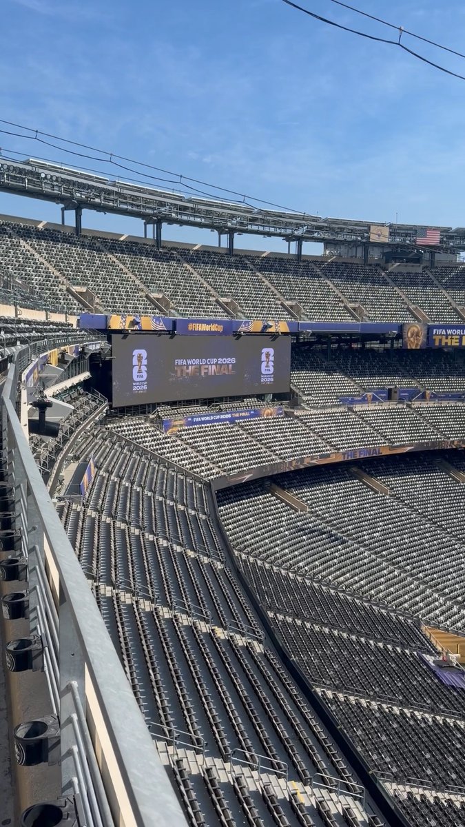 Just waiting for the world to arrive 🌎 #FIFAWorldCup #WorldsBiggestStage