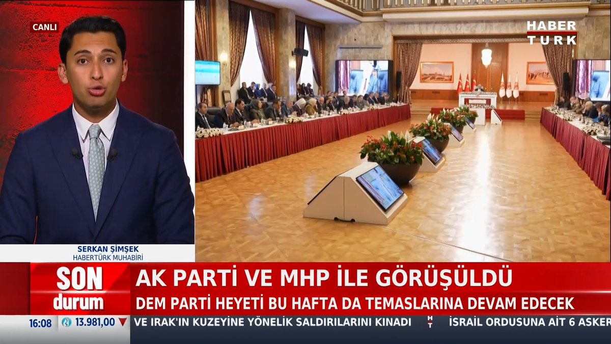 #SONDURUM - AK Parti ve MHP ile görüşüldü. Çerçeve yasa hazırlığı hangi aşamada?
