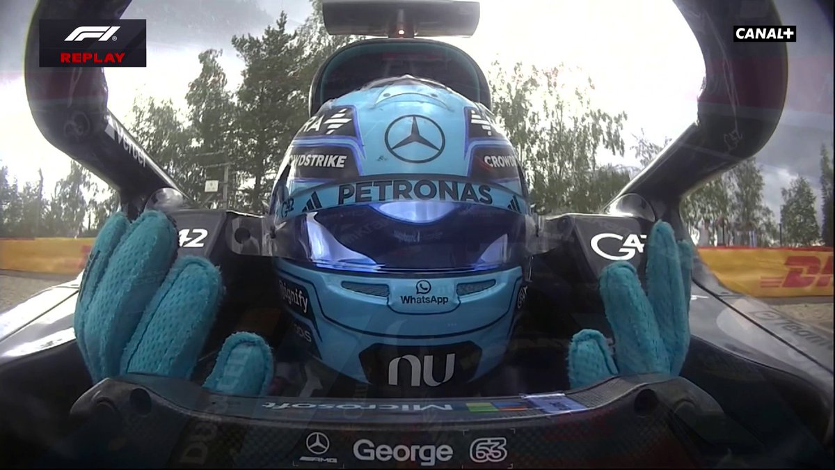 5 secondes de pénalité pour Lewis Hamilton après son accrochage avec George Russell dans le premier tour ⚠️ Que pensez-vous de cette pénalité ? #BelgianGP #F1