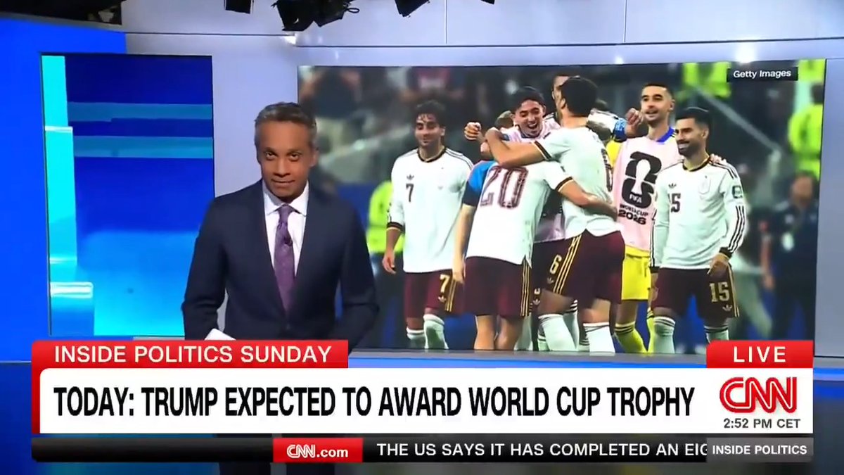 Will President Trump face protests when he's expected to present the World Cup trophy today? Manu Raju reports. #InsidePolitics