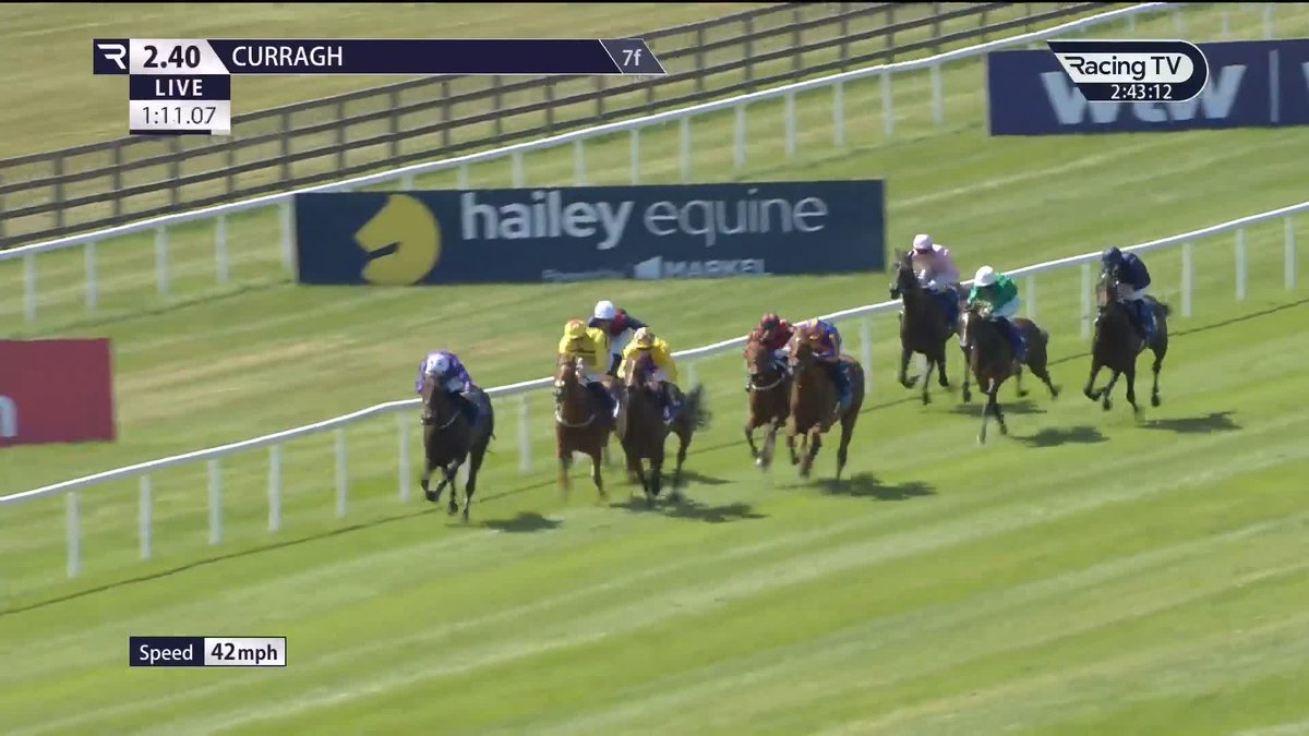 50-1 winner!!! 😮 Shi Yang (Blackbeard) sheds her maiden under Rossa Ryan for Robson De Aguiar in the Irish Stallion Farms Fillies Maiden Amo Racing 🟣 1xBet Ireland | The Curragh Racecourse