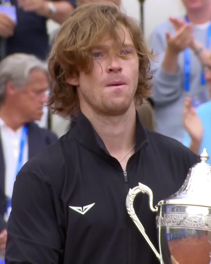 Two-Time ✌️🏆 Rublev is champion once again in Bastad! #NordeaOpen