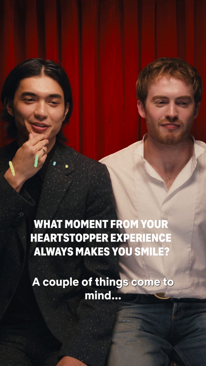 The Heartstopper Forever cast in the Generation N photo booth? That makes *us* smile.