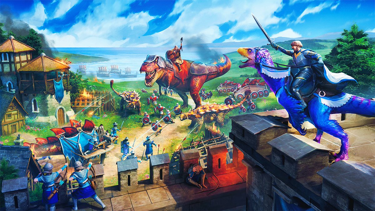 What if dinosaurs were still around – and wielded as weapons – during medieval times? That's the alternate-history question asked by Dinolords, and upcoming adventure/strategy/townbuilding game. Check out this new gameplay explainer trailer: