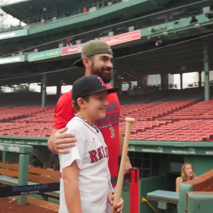 When Connor Wong asks to catch your first pitch, you say yes.