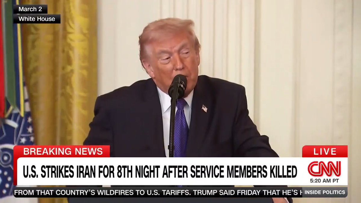 FLASHBACK: As the Iran war moves on, President Trump keeps shifting the goalposts. #InsidePolitics