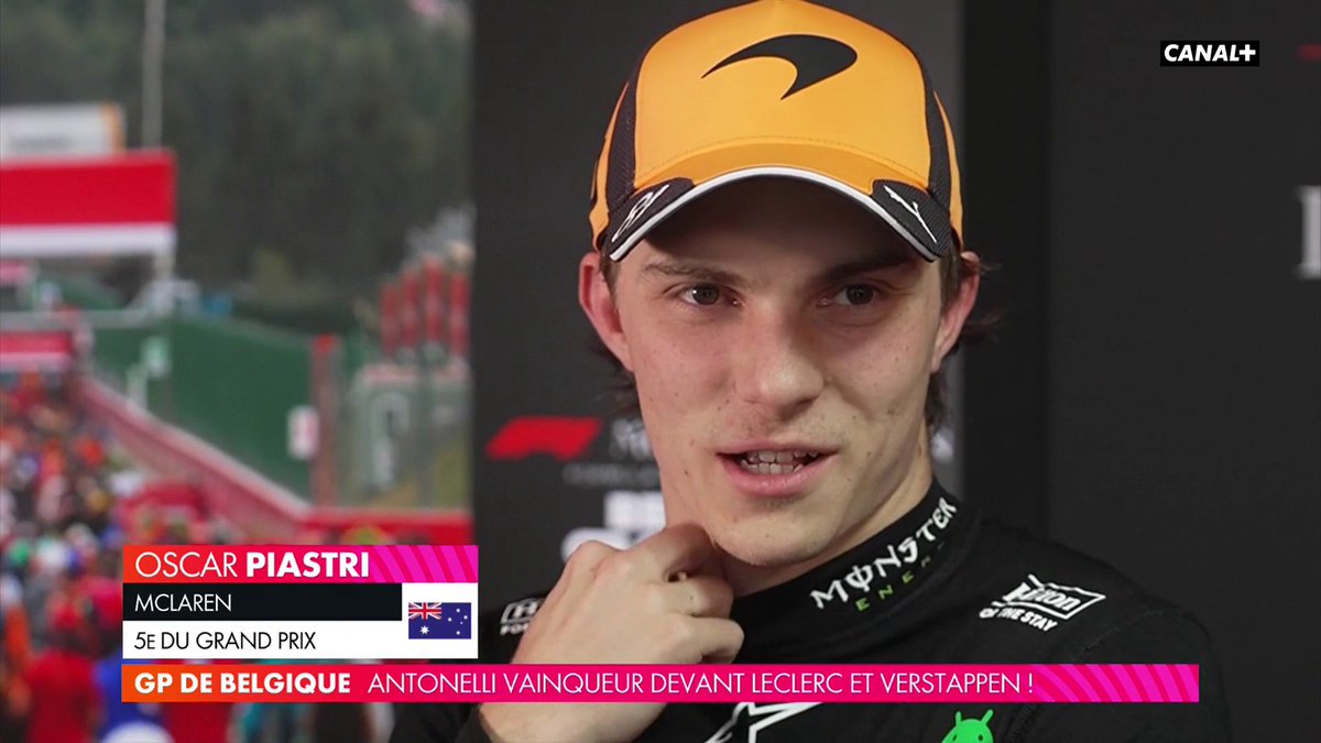 👊 "C'est dommage, on pouvait prendre plus de points." Oscar Piastri termine 5e et évoque son contact avec Charles Leclerc 👀 #BelgianGP #F1