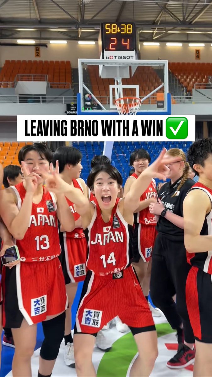 ONE LAST W IN BRNO 🇯🇵🫶 #FIBAU17