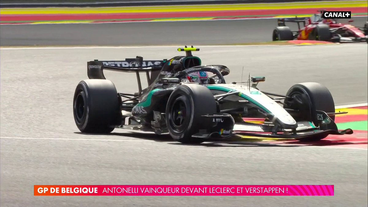 🔥 "50 points d'avance n'est pas une raison pour se relâcher." La réaction du vainqueur du jour : Kimi Antonelli ⚡️ #BelgianGP #F1