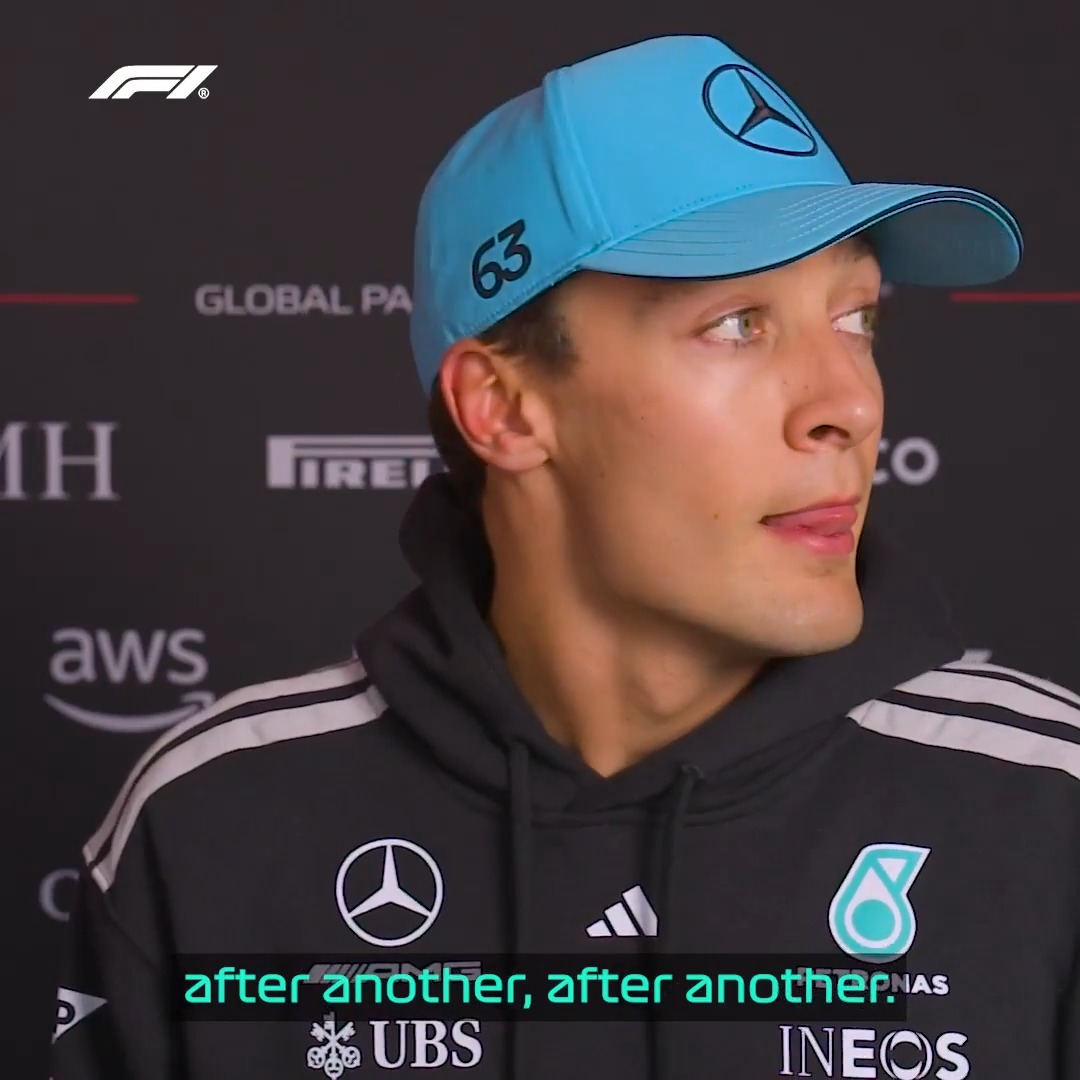 "It's one thing after another, after another, after another..." George reflects on a difficult day #F1 #BelgianGP