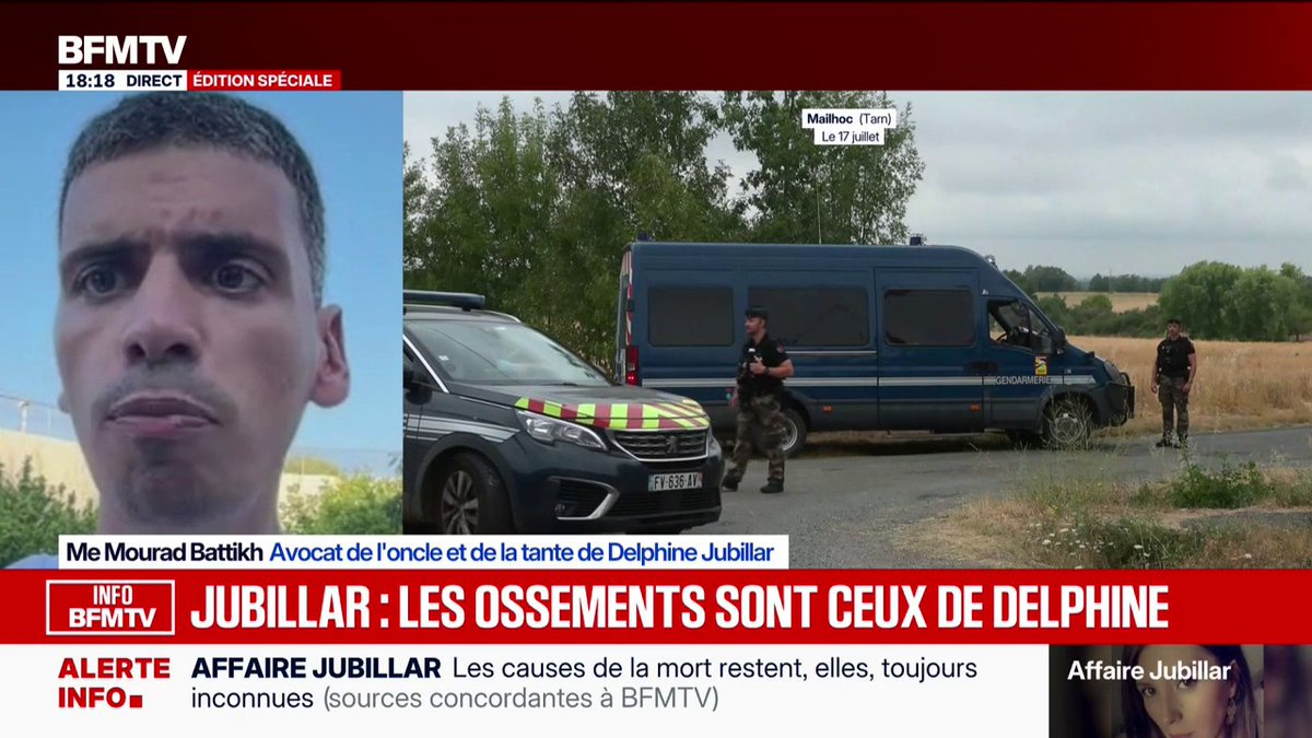 💬 "Cédric Jubillar ne dira que des choses qui l'arrangeront" ➡️ Mourad Battikh, avocat de l'oncle et de la tante de Delphine Jubillar, à propos du procès en appel