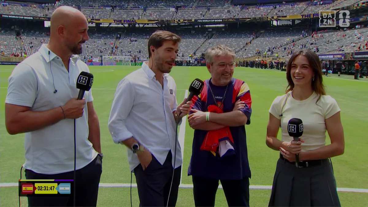 "Siempre soñábamos con la final España vs Argentina" 🇪🇸🇦🇷 Jordi Évole, en DAZN, antes de una cita histórica para España #DAZNMundial #FIFAWorldCup