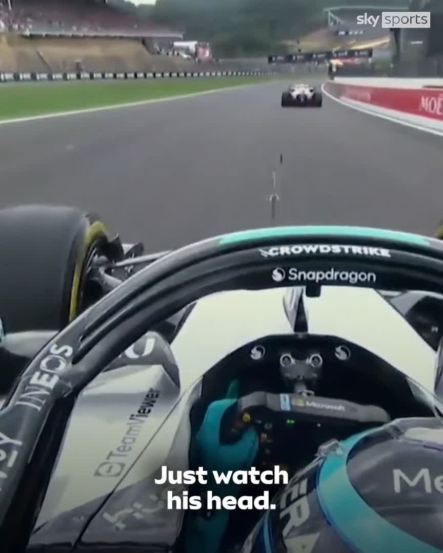 George talked about it after retiring from the race - could this explain his lack of pace compared to Kimi? 🤔