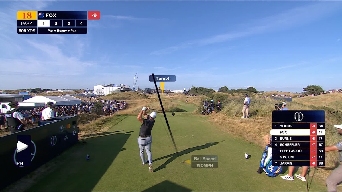 "They don't come better than that" 🗣️ A superb drive from Fox down the 18th 🙌