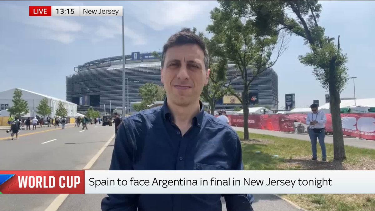 Argentina are looking to defend the trophy they won four years ago as they face Spain in the World Cup final tonight. Reporting from New Jersey, Sky's Rob Harris discusses what's at stake ⬇️ Live updates: 📺 Sky 501, Virgin 602, Freeview 233 & YouTube