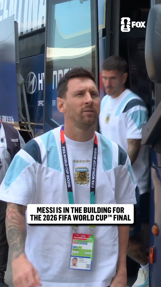 Leo Messi has entered the building.