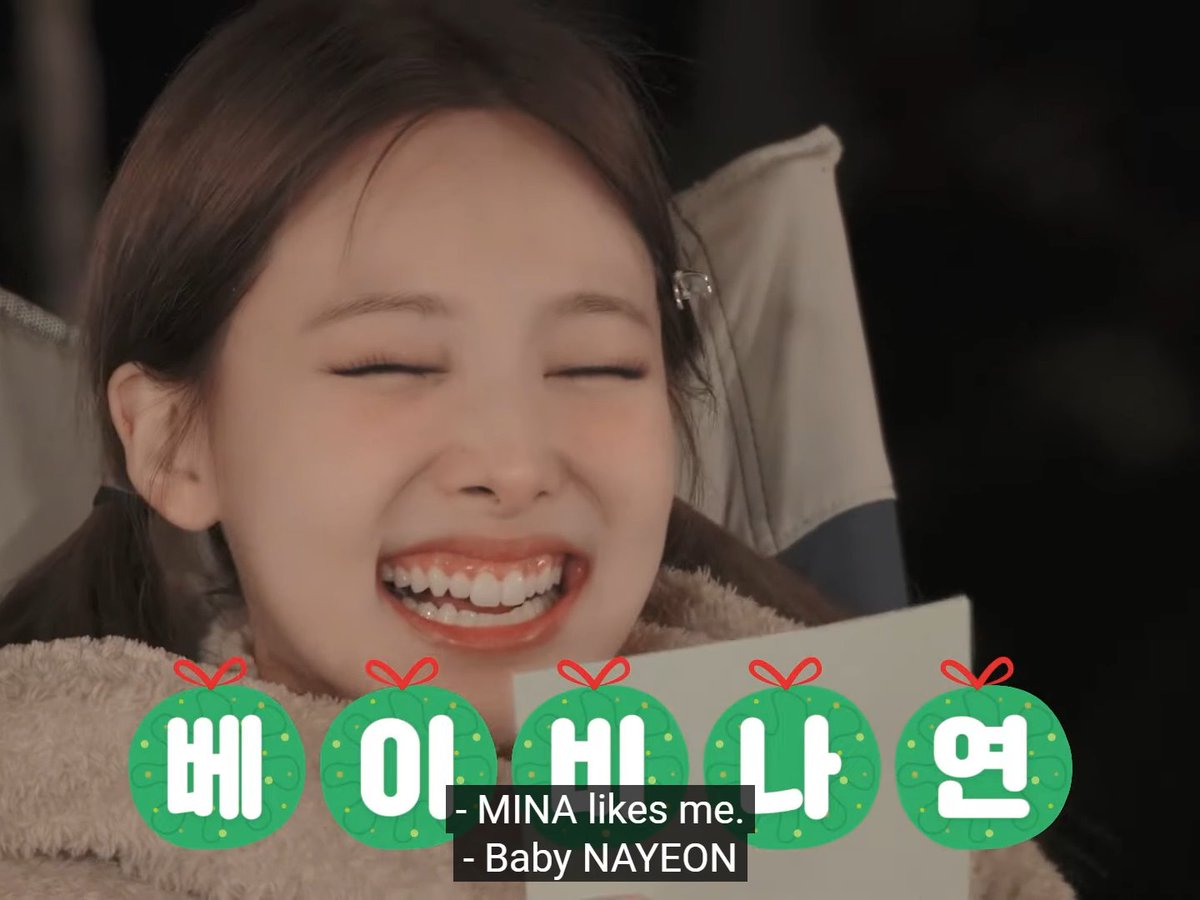 I always find myself coming back to this Mina calling Nayeon “baby Nayeon” in her letter