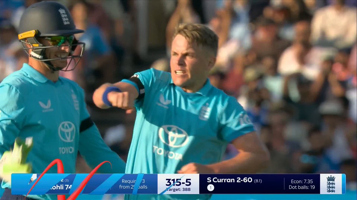 Kohli… GONE ❌ #ENGvIND