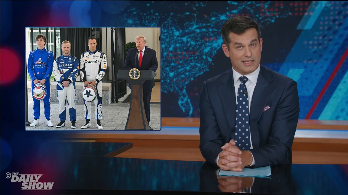 At an IndyCar event that should be full of energy, Trump managed to give "laziest Rocky ever"