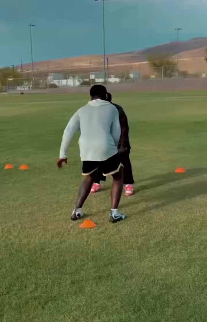 “Jakobi Lane” drills vs Germie Bernard drills