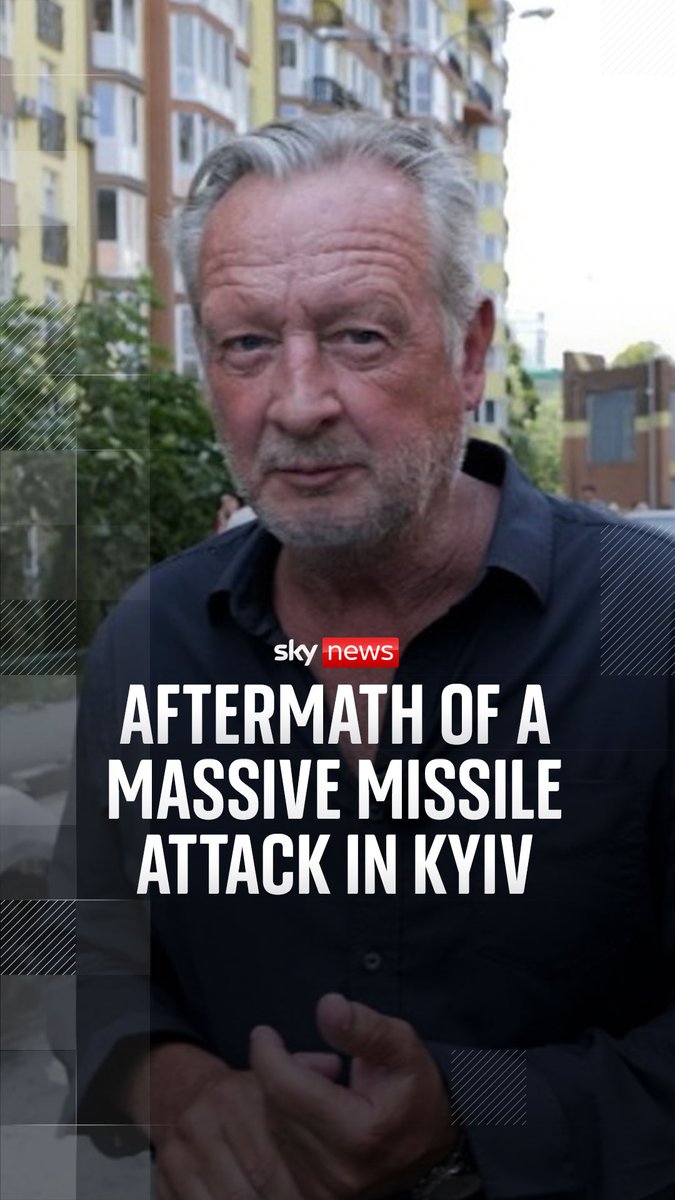 Over 40 missiles have been fired at several districts in the Ukrainian capital, killing at least one person. Sky's Stuart Ramsay reports on the ground in Kyiv ⬇️ Ukraine latest: