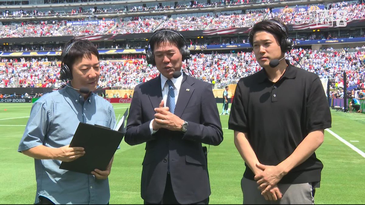 森保一監督が登場!🇯🇵 ニュージャージー・スタジアムの 決勝のピッチで今大会を総括🎙️ 「本当にこの決勝の舞台に立ちたかったので悔しい」 🏆#FIFAワールドカップ 決勝 🆚スペイン×アルゼンチン 📅7/20(月)4:00 キックオフ 📱#DAZN で無料ライブ配信(登録不要) #本気で楽しむならDAZN