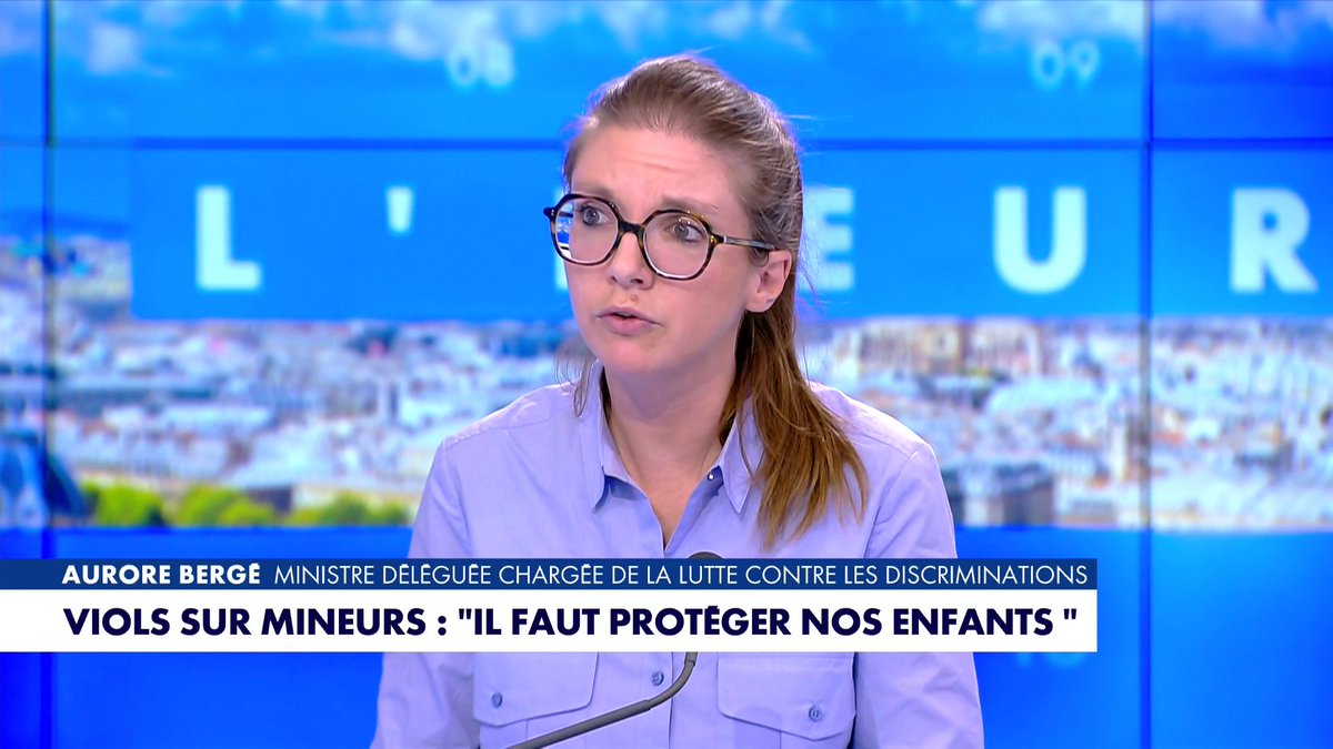 «Ce qui va protéger nos enfants, ce n'est pas l'idéologie», dénonce Aurore Bergé, ministre déléguée chargée de la lutte contre les discriminations, dans #HDPros2WE Toute l'info est à retrouver sur